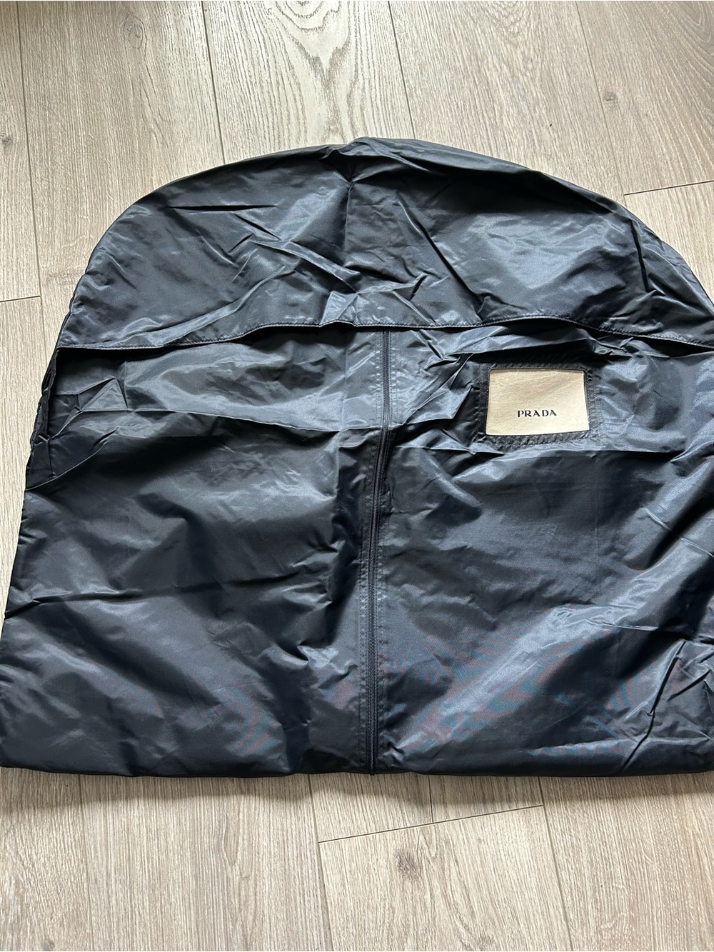 Prada Black Men's Trench Coat Garment Bag